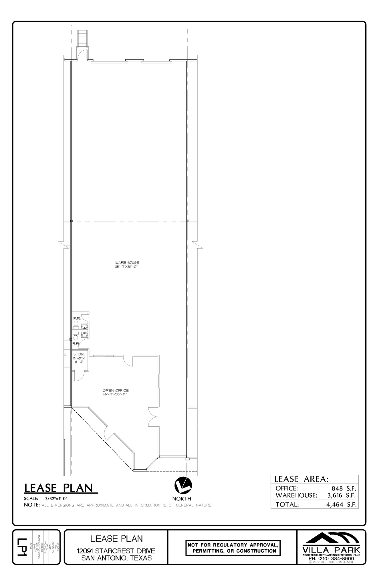 12005-12095 Starcrest Dr, San Antonio, TX à louer Plan d’étage– Image 1 sur 1