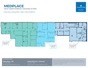 1315 St Joseph Pky, Houston, TX à louer Plan d’étage– Image 2 sur 2