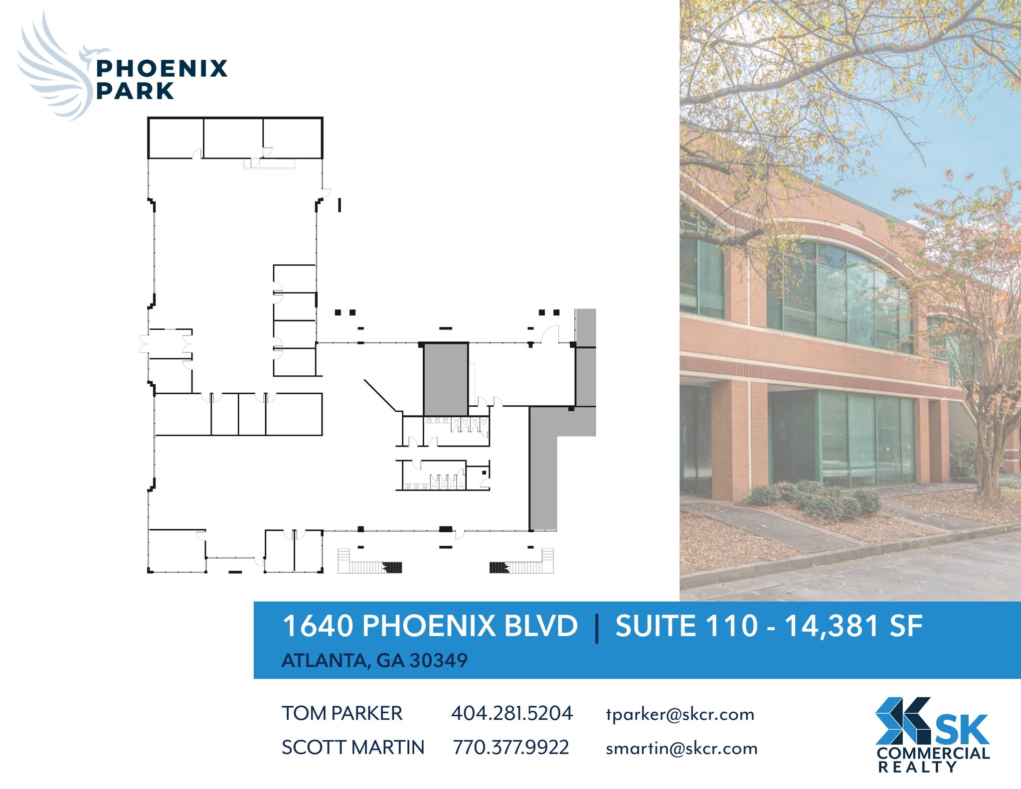 1640 Phoenix Blvd, Atlanta, GA à louer Plan d’étage– Image 1 sur 1