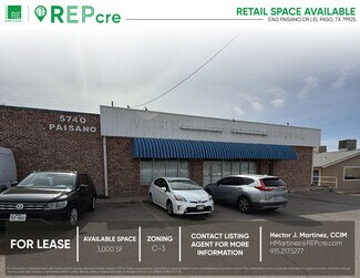 Plus de détails pour 5740 E Paisano Dr, El Paso, TX - Local commercial à louer