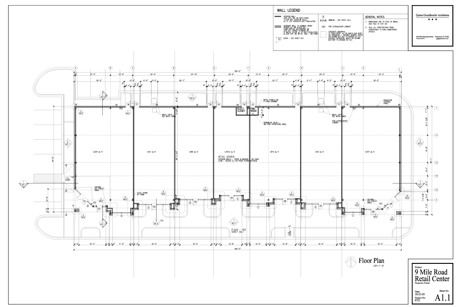 620 E Nine Mile Rd, Pensacola, FL à louer Plan d’étage– Image 1 sur 1