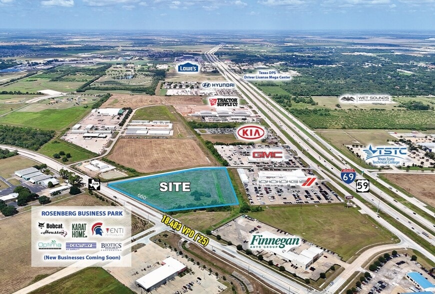 Farm-to-Market 2218 Rd, Rosenberg, TX à vendre - Aérien – Image 2 sur 3