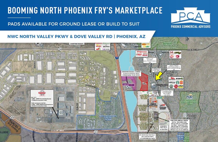 North Valley Pkwy & Dove Valley Rd (NWC), Phoenix, AZ à louer - Photo de l’immeuble – Image 2 sur 3