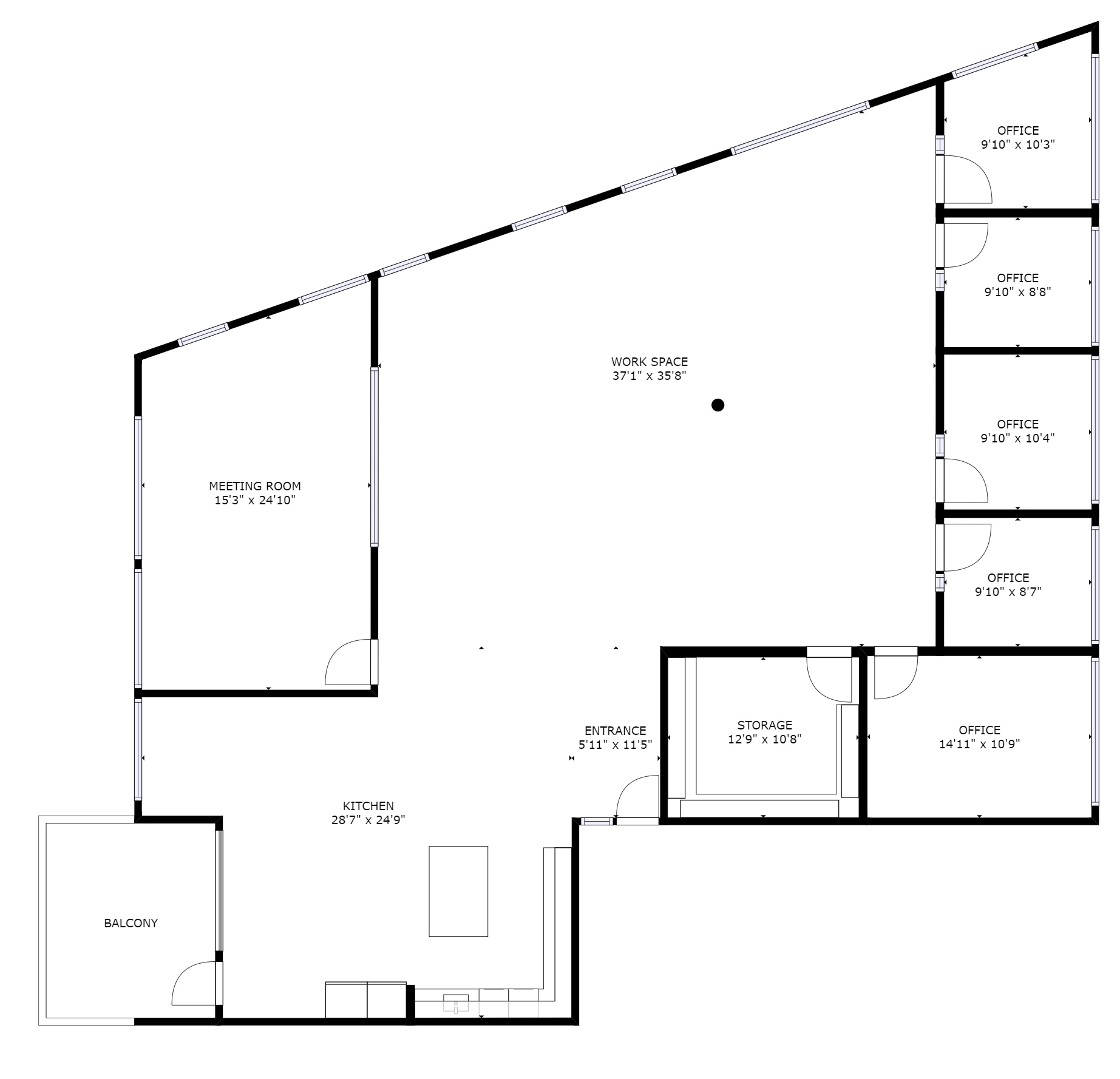 3455 Ringsby Ct, Denver, CO à louer Plan d’étage– Image 1 sur 1