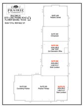 3370 Long Prairie Rd, Flower Mound, TX à louer Plan d’étage– Image 1 sur 1