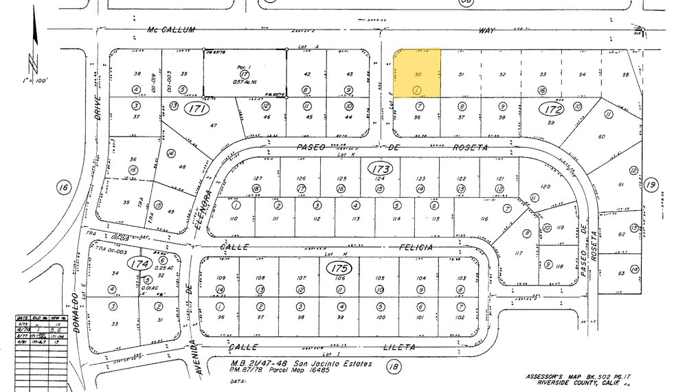 2121 E Tahquitz Canyon Way, Palm Springs, CA à louer - Plan cadastral – Image 2 sur 10