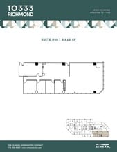 10333 Richmond Ave, Houston, TX à louer Plan d’étage– Image 1 sur 1