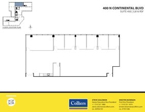300 Continental Blvd, El Segundo, CA à louer Plan d’étage– Image 1 sur 2