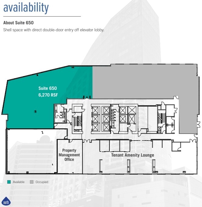 655 W Broadway, San Diego, CA à louer Plan d’étage– Image 1 sur 1