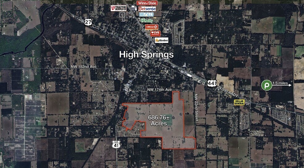 0 Bridlewood of High Springs, High Springs, FL à vendre - Aérien – Image 3 sur 3