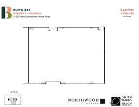 11525 N Community House Rd, Charlotte, NC à louer Plan d’étage– Image 1 sur 1