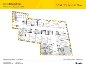 84 State St, Boston, MA à louer Plan d’étage– Image 1 sur 1