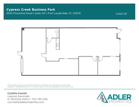 6555 Powerline Rd, Fort Lauderdale, FL à louer Plan d’étage– Image 1 sur 20