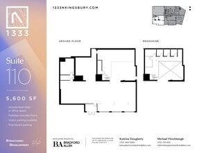 1333 N Kingsbury St, Chicago, IL à louer Plan d’étage– Image 1 sur 11