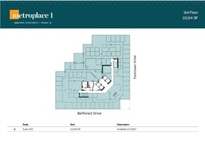 2650 Park Tower Dr, Merrifield, VA à louer Plan d’étage– Image 1 sur 1
