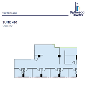 4340 East-West Hwy, Bethesda, MD à louer Plan d’étage– Image 2 sur 2