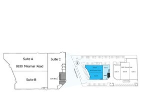 8830 Miramar Rd, San Diego, CA à louer Plan de site– Image 1 sur 1