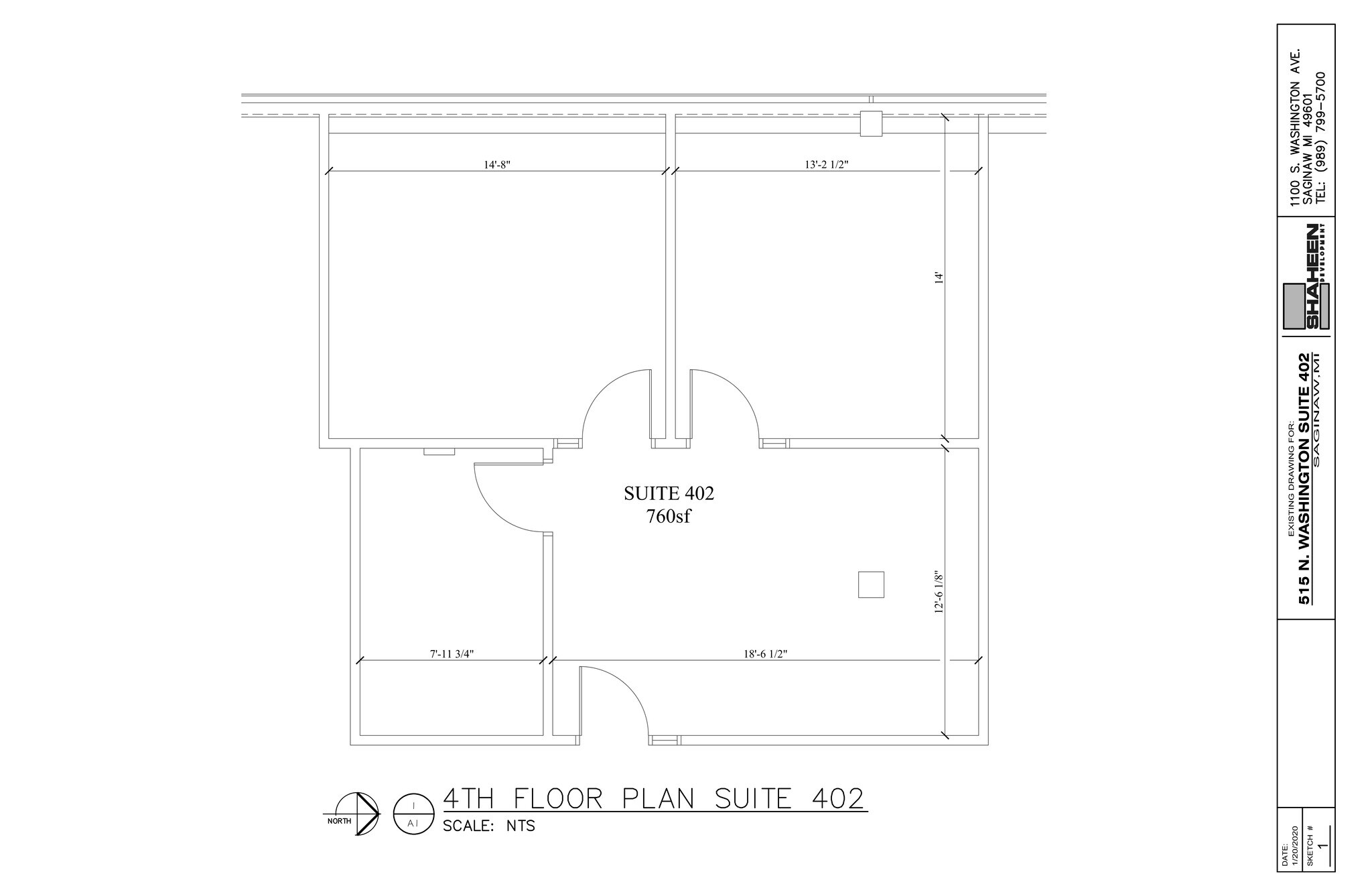 515 N Washington Ave, Saginaw, MI à louer Plan de site– Image 1 sur 1