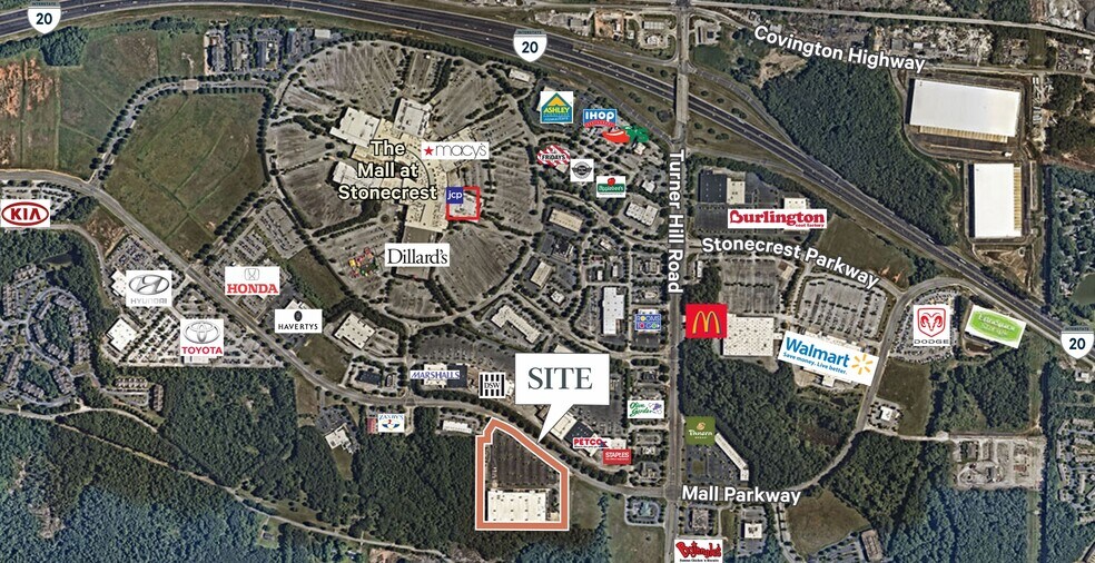 8109 Mall Pky, Lithonia, GA à vendre - Aérien – Image 2 sur 4