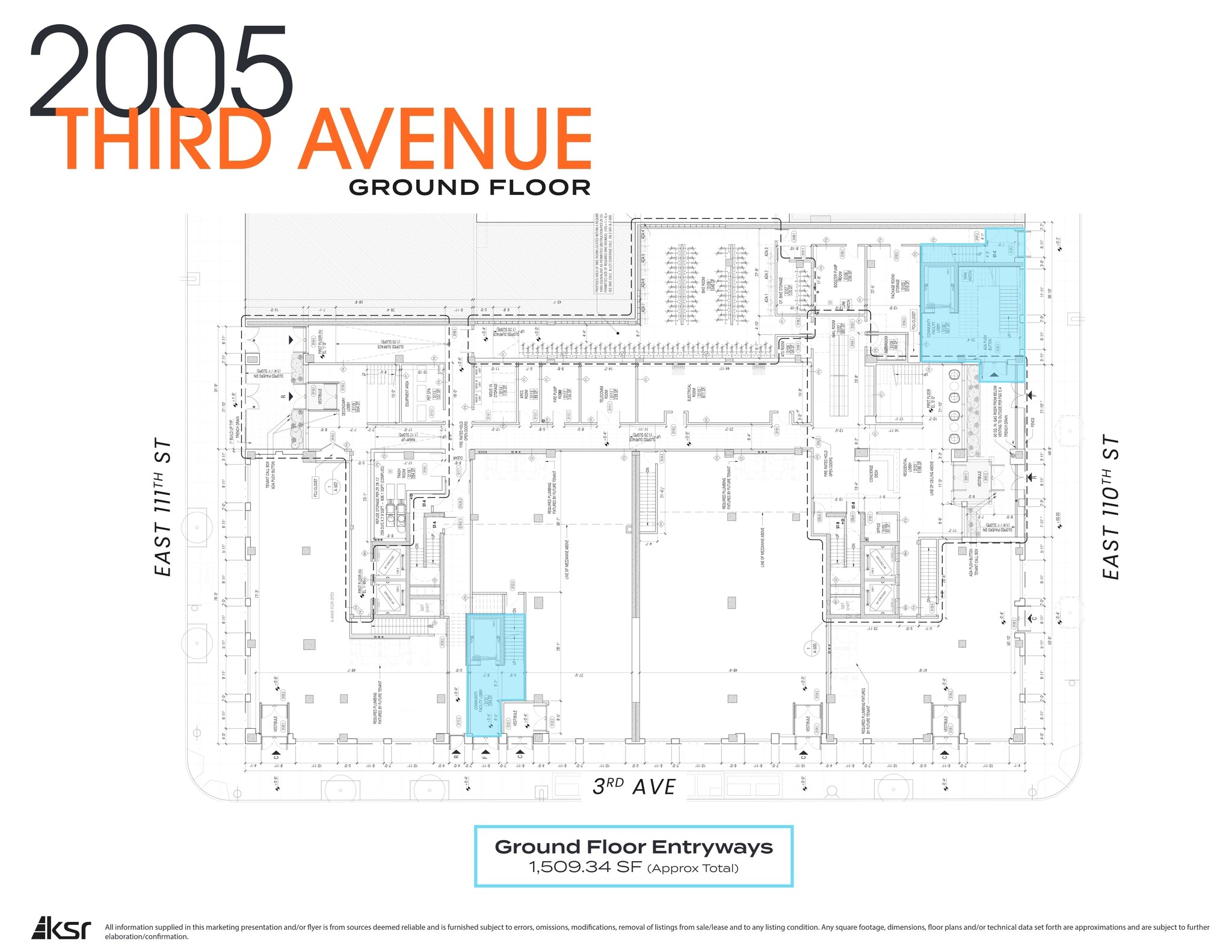 2005 3rd Ave, New York, NY à louer Plan de site– Image 1 sur 6