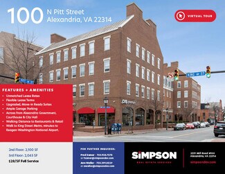 Plus de détails pour 100 N Pitt St, Alexandria, VA - Bureau à louer