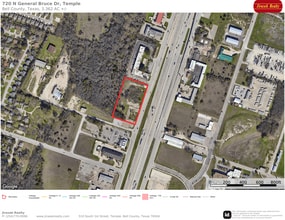720 N General Bruce Dr, Temple, TX - VUE AÉRIENNE  vue de carte