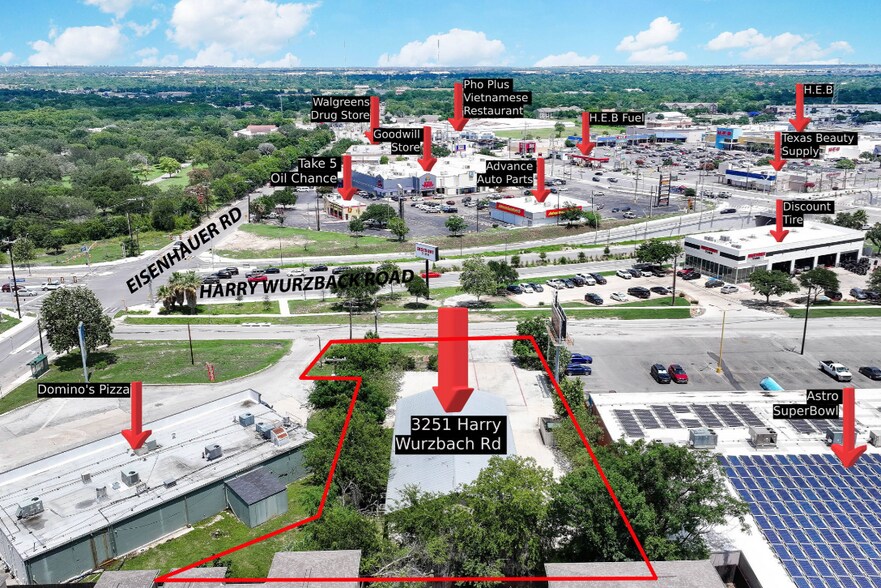 3251 Harry Wurzbach Rd, San Antonio, TX à vendre - Photo de l’immeuble – Image 3 sur 37
