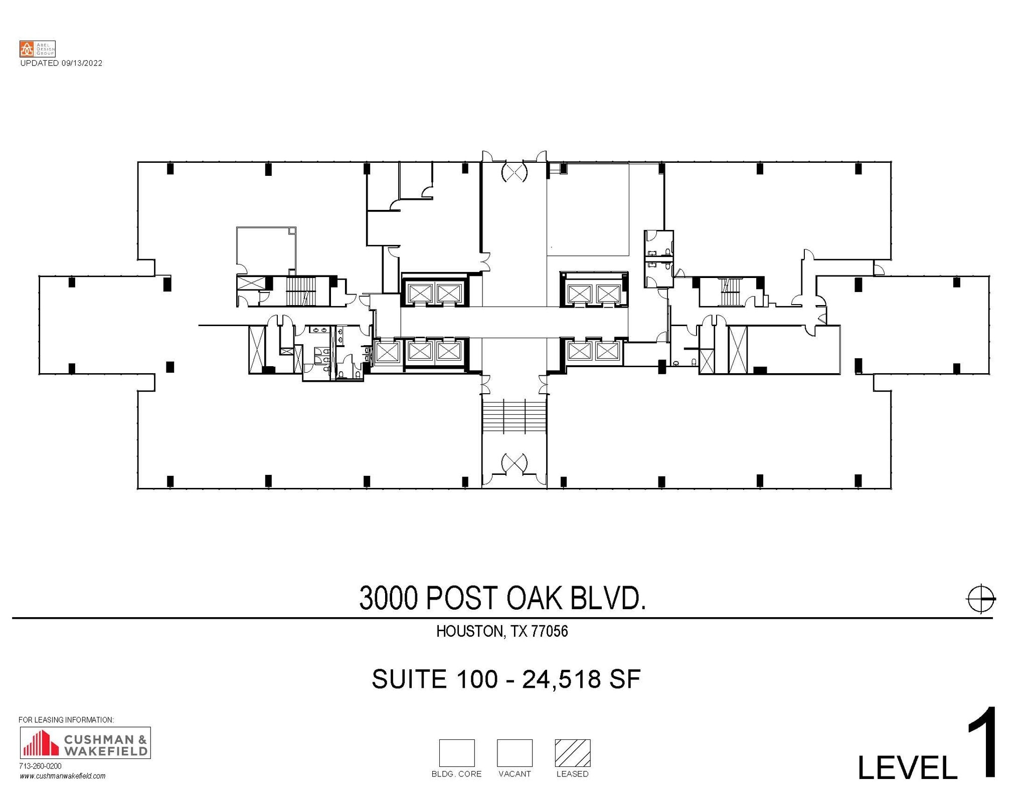 3000 Post Oak Blvd, Houston, TX à louer Plan d’étage– Image 1 sur 1