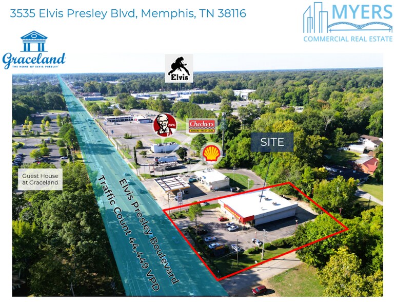 3535 Elvis Presley Blvd, Memphis, TN à vendre - Photo de l’immeuble – Image 3 sur 8