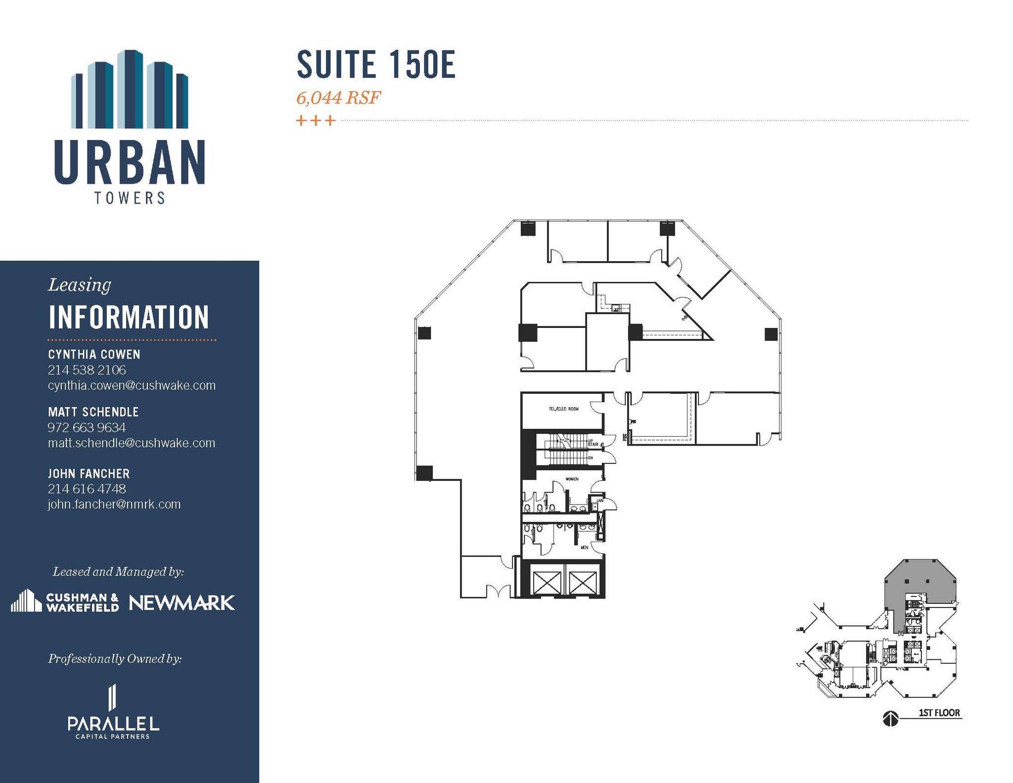 222 W Las Colinas Blvd, Irving, TX à louer Plan d’étage– Image 1 sur 1