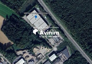 Épinal, VOS - Vue aérienne vue de carte