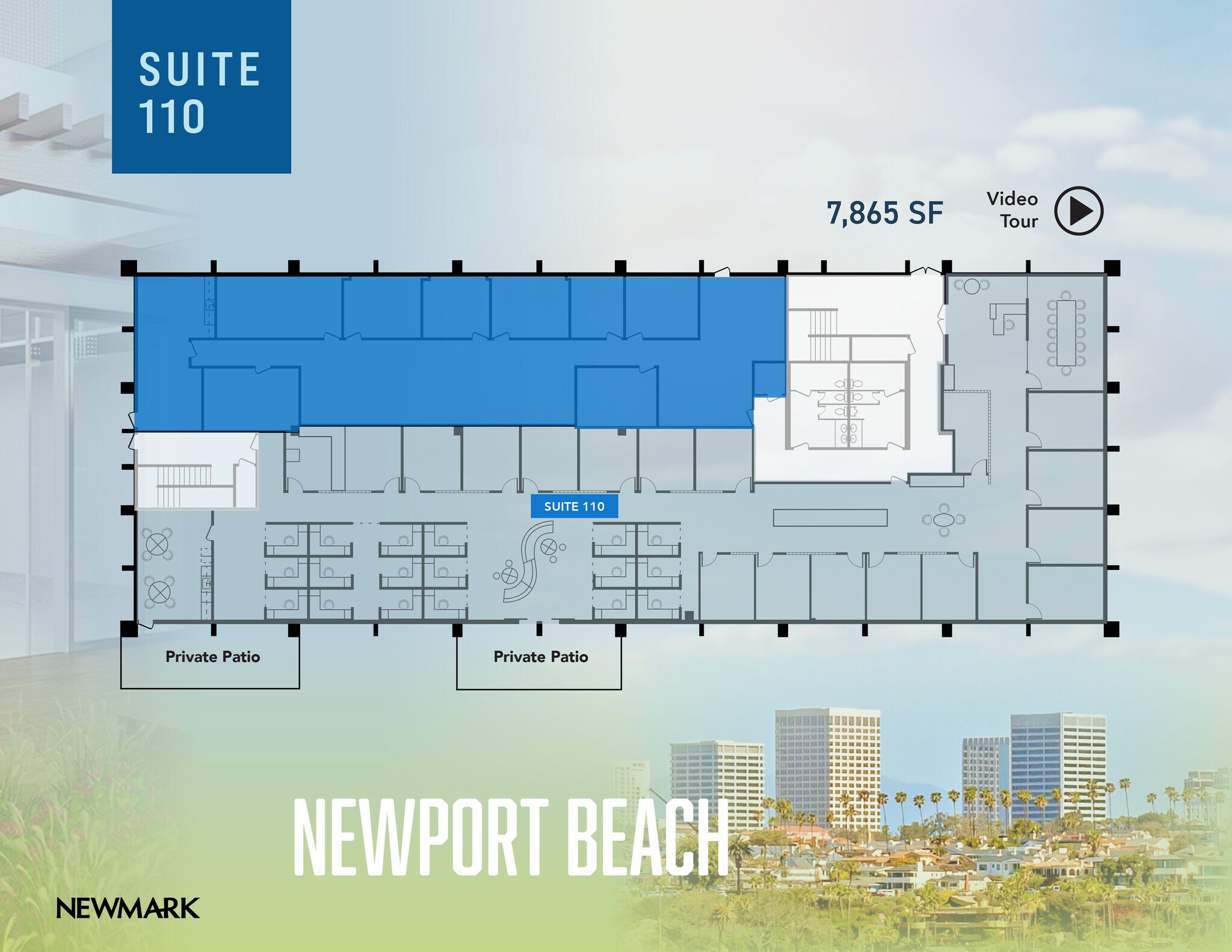 4000 Westerly Pl, Newport Beach, CA à louer Plan d’étage– Image 1 sur 1