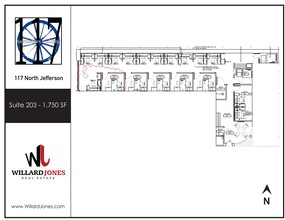 117-121 N Jefferson St, Chicago, IL à louer Plan d’étage– Image 1 sur 1