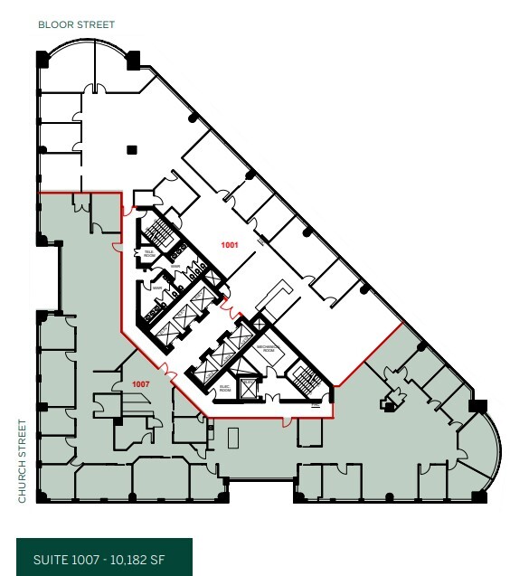 175 Bloor Street East, Toronto, ON à louer Plan d’étage– Image 1 sur 1