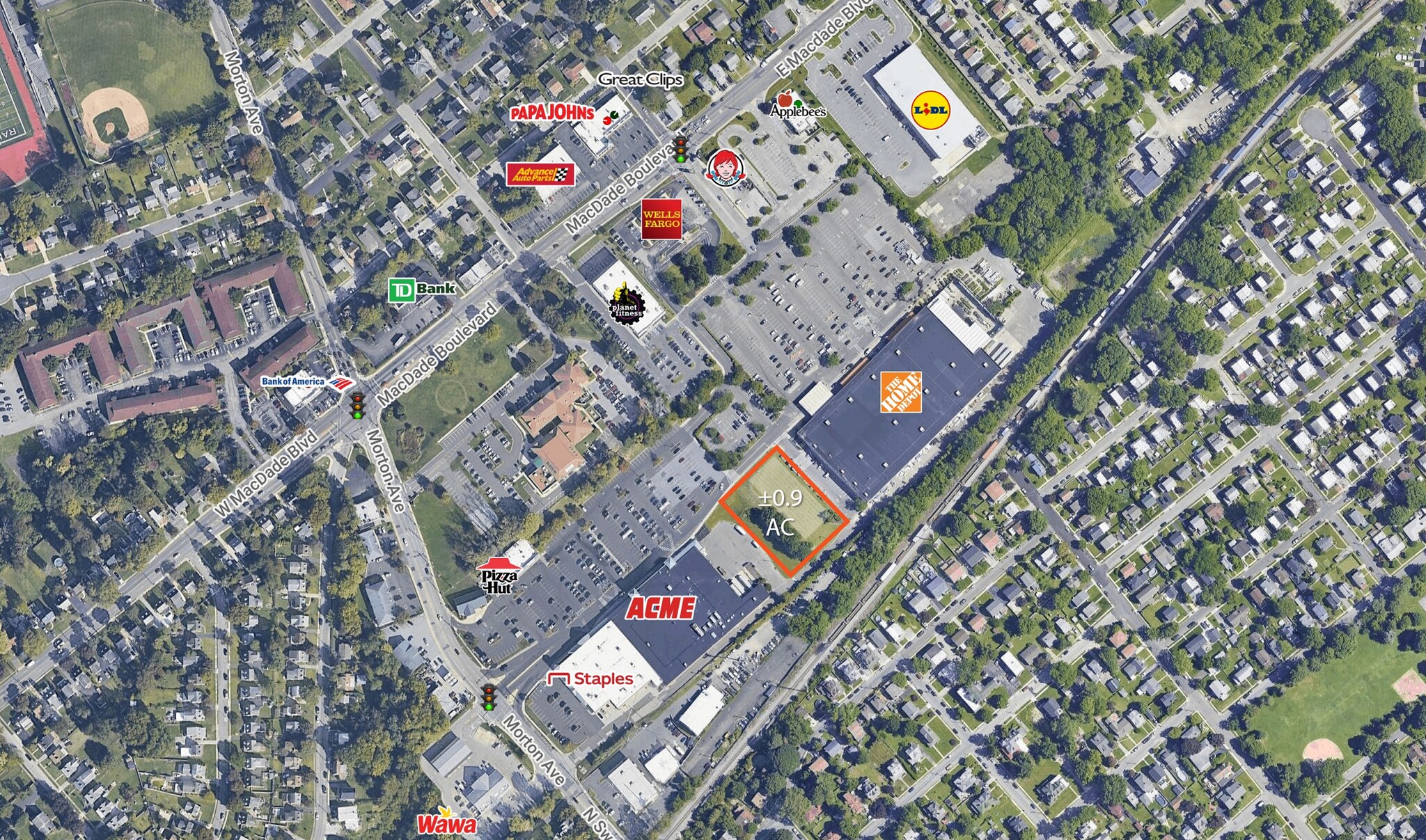 300 MacDade Blvd, Folsom, PA à louer Aérien– Image 1 sur 3