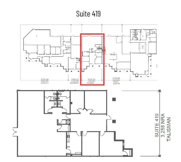 651 N Plano Rd, Richardson, TX à louer Plan d’étage– Image 1 sur 1