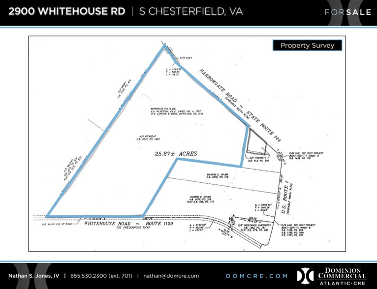 2900 Whitehouse Rd, Colonial Heights, VA à vendre - Plan cadastral – Image 3 sur 4