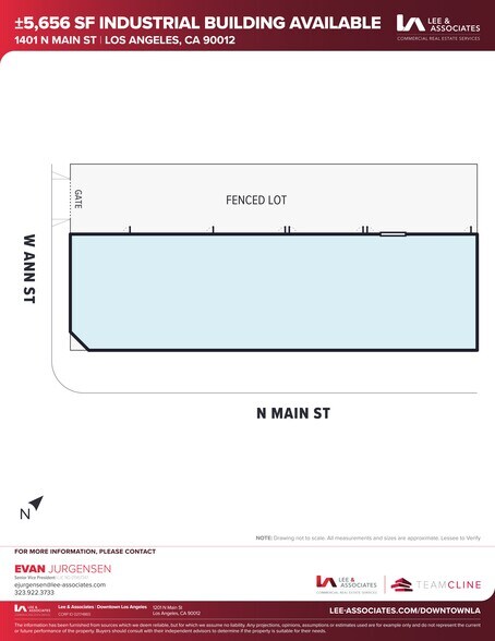 1401 N Main St, Los Angeles, CA à vendre - Plan de site – Image 2 sur 2