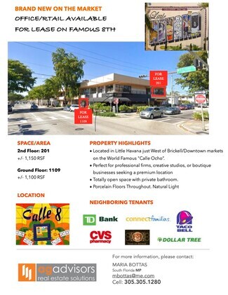 Plus de détails pour 1101-1111 SW 8th St, Miami, FL - Bureau/Local commercial à louer