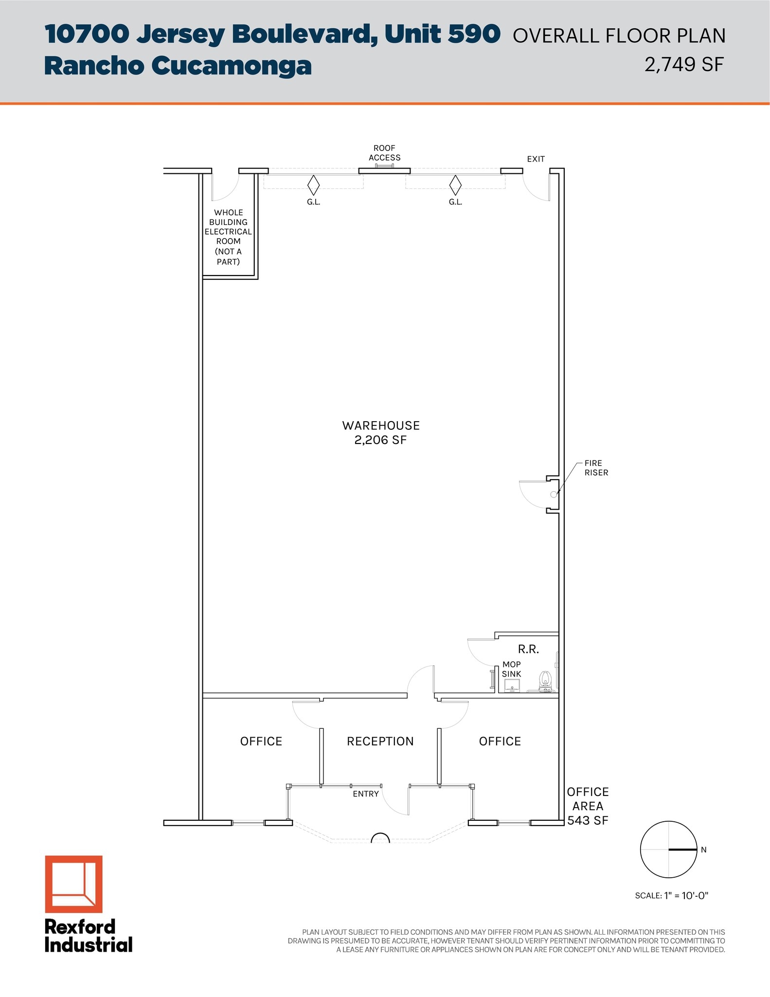 10700 Jersey Blvd, Rancho Cucamonga, CA à louer Plan de site– Image 1 sur 1