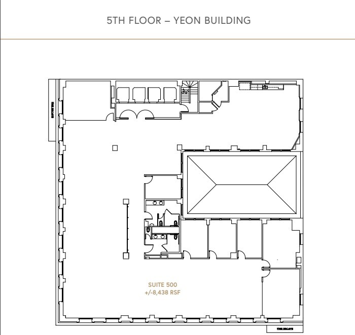 522 SW 5th Ave, Portland, OR à louer Plan d’étage– Image 1 sur 1