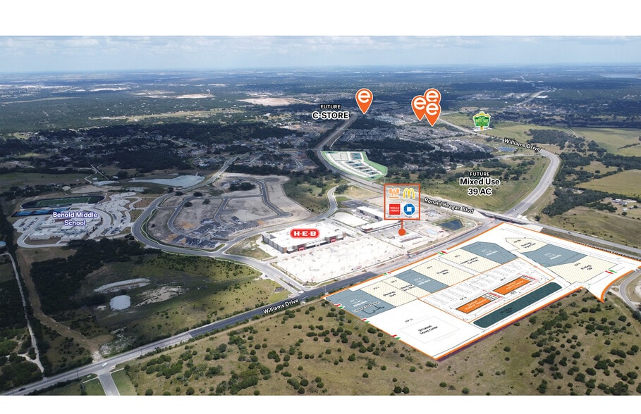 1320 Williams Dr, Georgetown, TX à vendre - Photo de l’immeuble – Image 2 sur 3