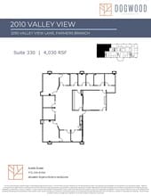2010 Valley View Ln, Farmers Branch, TX à louer Plan d’étage– Image 1 sur 1
