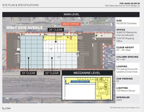 7300 West Side Ave, North Bergen, NJ à louer Plan d’étage– Image 1 sur 1