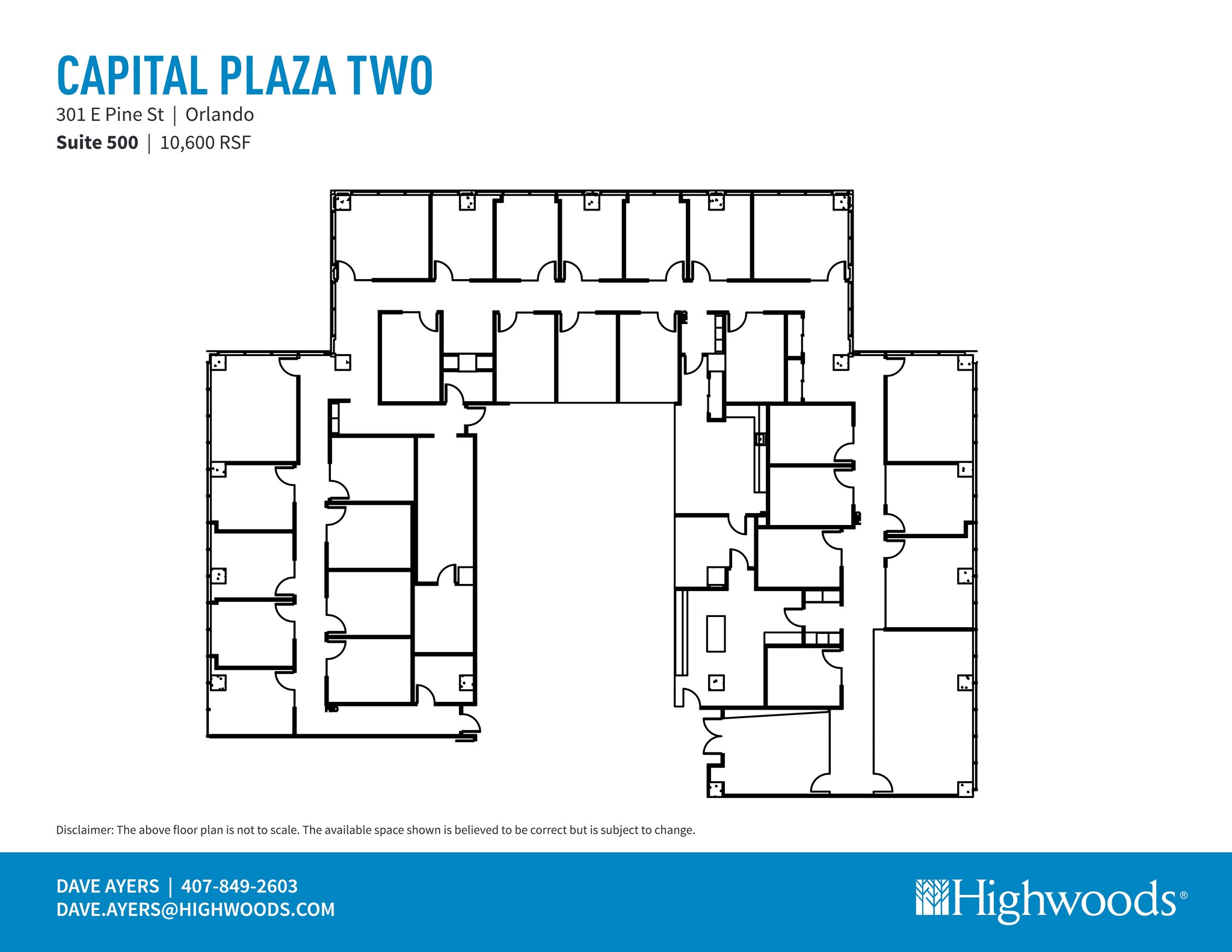 301 E Pine St, Orlando, FL à louer Plan de site– Image 1 sur 1