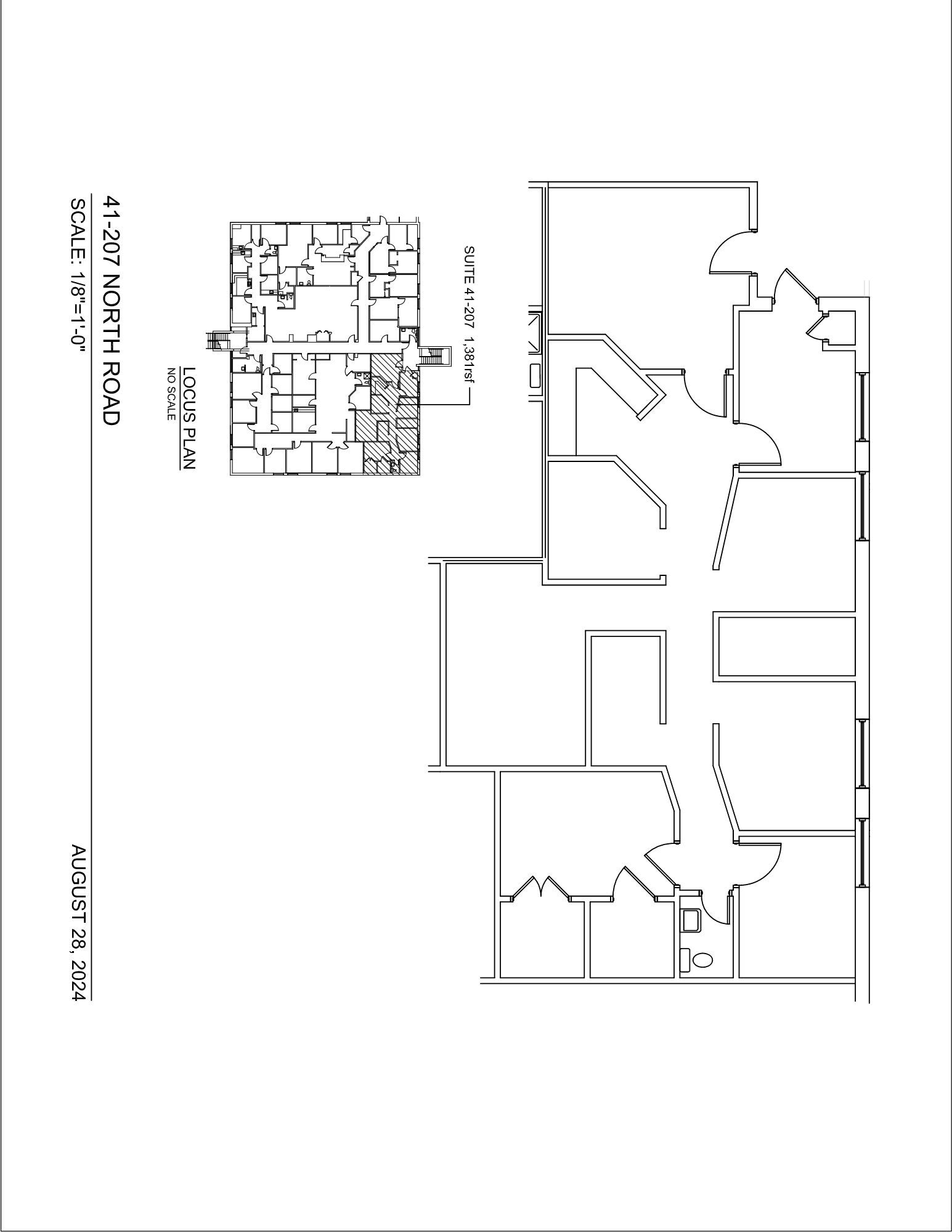 41-55 North Rd, Bedford, MA à louer Plan d’étage– Image 1 sur 1