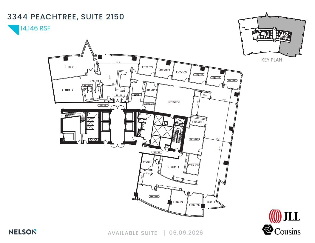 3344 Peachtree Rd NE, Atlanta, GA à louer Plan d’étage– Image 1 sur 1
