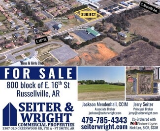 Plus de détails pour 821 16th st, Russellville, AR - Terrain à vendre