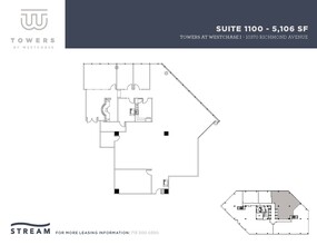 10370 Richmond Ave, Houston, TX à louer Plan d’étage– Image 1 sur 2