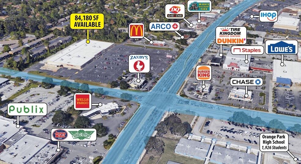 380 Blanding Blvd, Orange Park, FL à louer - Photo de l’immeuble – Image 2 sur 25